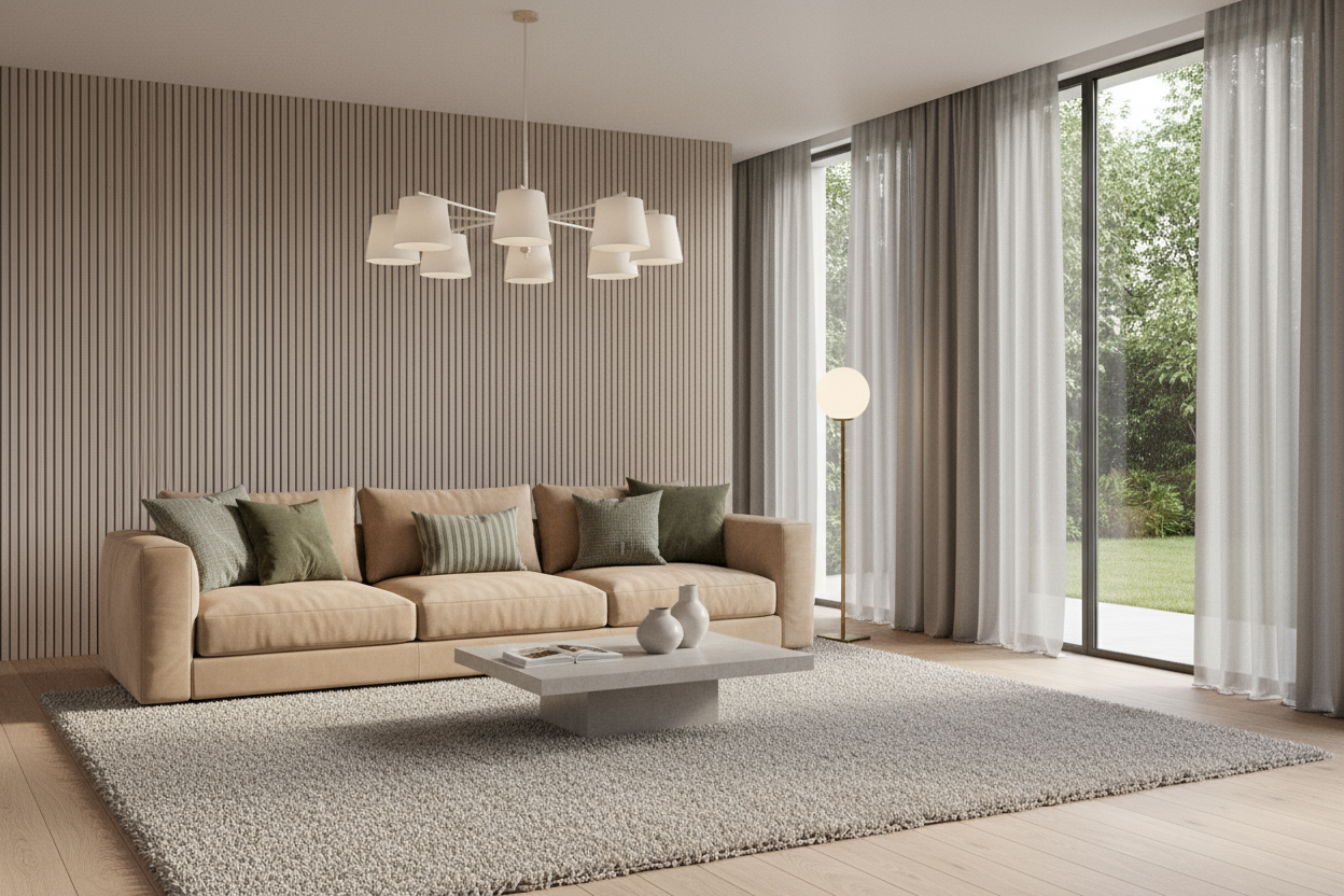 Sala de estar moderna elegante